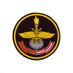 Шеврон пластизолевый ВАС (военная академия связи) кругл.