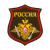 Шеврон вышит. на парад Россия РВСН (оливковый фон)