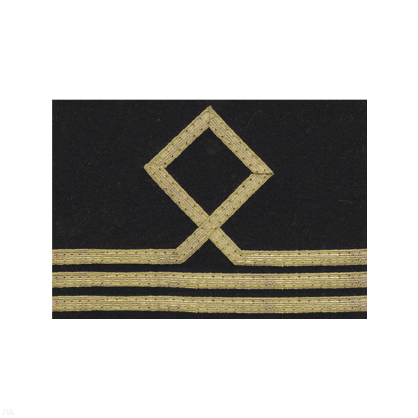 Нарукав. знак различ. Мор. фл. (галун на черном фоне) 3 катег.