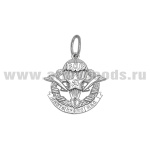 Подвеска ВДВ Никто кроме нас (серебро 925 пробы)