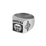 Перстень 76 гв. ВДД (серебро 925 пробы)