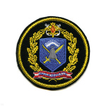 Шеврон вышит. Кольская флотилия нов/обр (кругл.) с венком