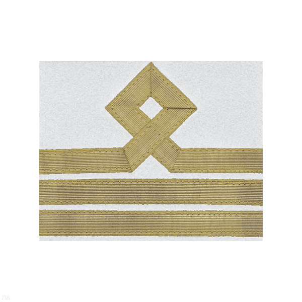 Нарукав. знак различ. Мор. фл. (галун на белом фоне) 7 катег.