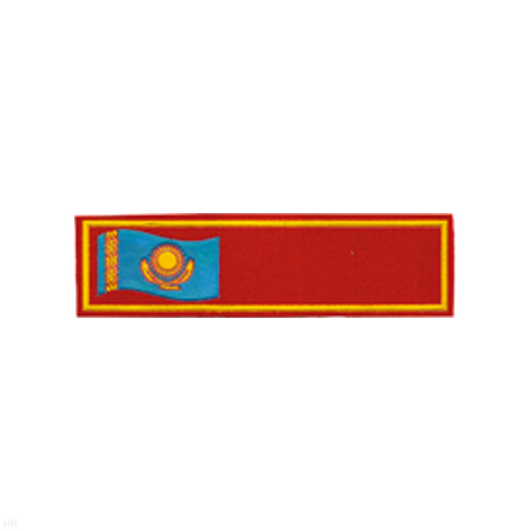 Нашивка на грудь пластизол. Казахстан (красн.)