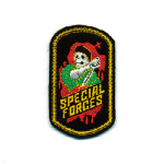Нашивка вышит. Special forces (скелет в черн. берете с кинжалом)