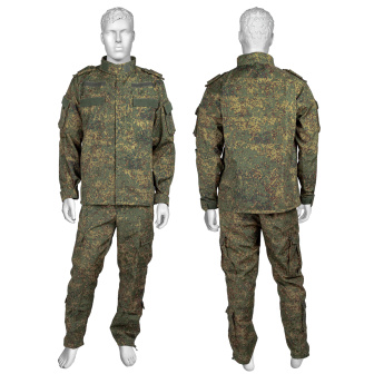 Костюм д/с ВКПО "русская цифра" (ткань микро "rip-stop", утепл. - флис) 20% хлопок, 80% полиэстер