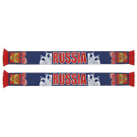 Шарф сувенирный (шелк полиэфирный) National Team Russia (двуглавый орел)