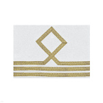Нарукав. знак различ. Мор. фл. (галун на белом фоне) 3 катег.