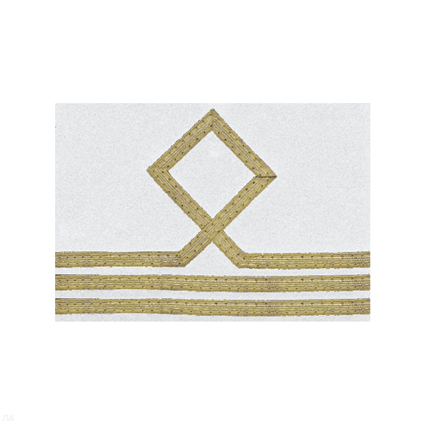 Нарукав. знак различ. Мор. фл. (галун на белом фоне) 3 катег.