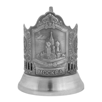 Подстаканник Москва (никелированный) 