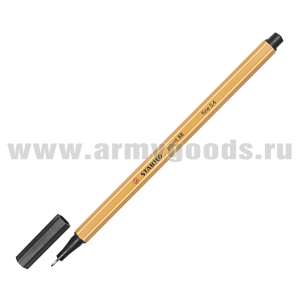 Ручка капиллярная Stabilo/Berlingo (черная)
