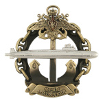Значок мет. Юрий Долгорукий (ПЛ на якоре, в цепи, с орлом ВМФ)