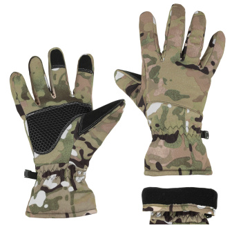 Перчатки Винс тканевые зимние "мультикам" (утепл. флисом)