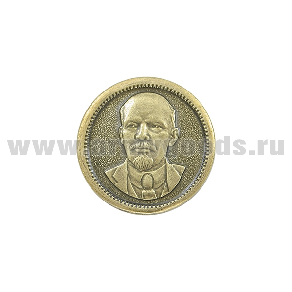 Значок мет. Ленин (в круге) на пимсе