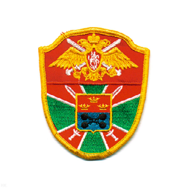 Шеврон вышит. ПО г. Суоярви (щит с симв.)