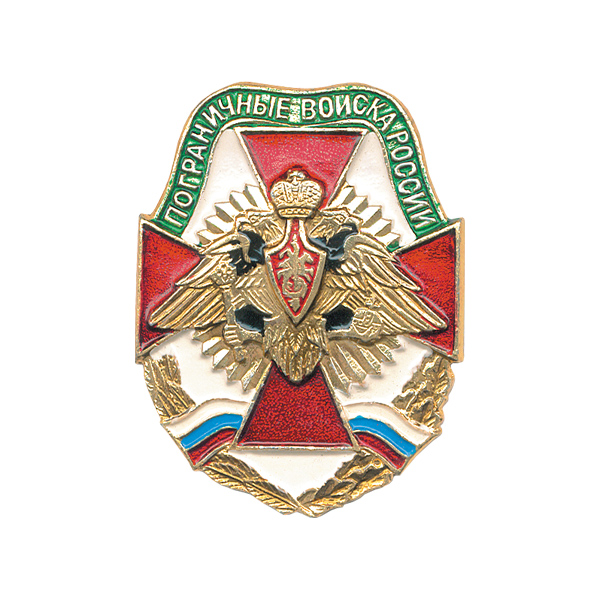Значок мет. ПВ России (красн. крест)
