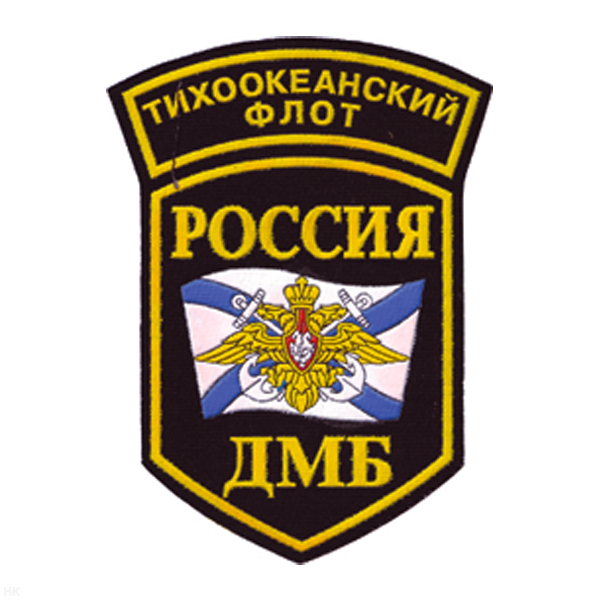 Шеврон пластизолевый Россия ДМБ ТОФ (5-уг. с дугой)