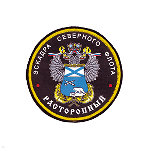 Шеврон шелкография Эскадра СФ Расторопный