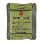 Бинт гемостатический "Гемофлекс комбат" (7,5 х 160) см