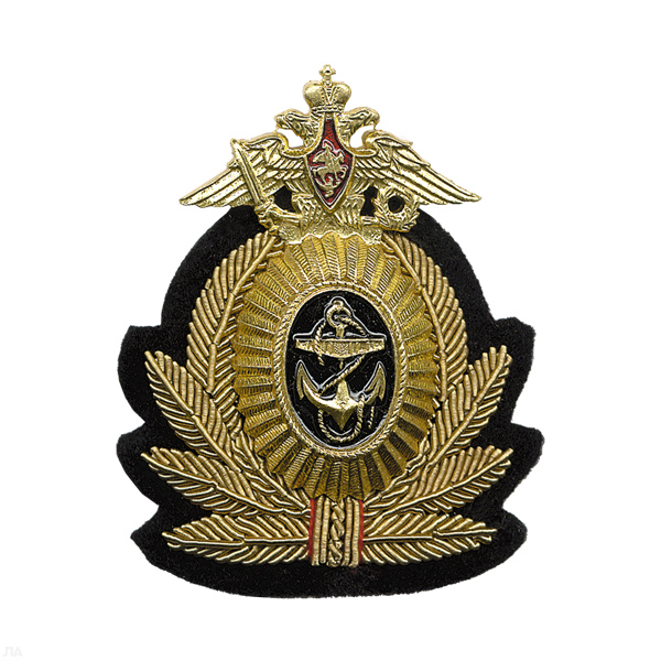 Кокарда канит. лат. ВМФ РФ офиц.