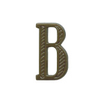 Буква на погоны пласт. "В" защ.