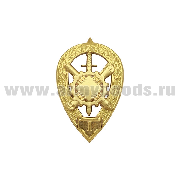 Значок мет. Специалист-робототехник (уровень 1) квалификационный знак МО РФ