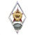 Значок мет. Военноморская академия (ромб СССР) гор.эм.