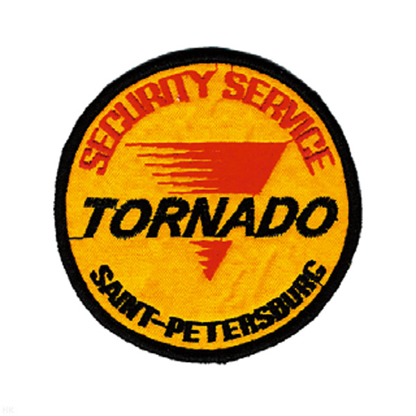 Шеврон вышит. Tornado Saint-Petersburg Security service