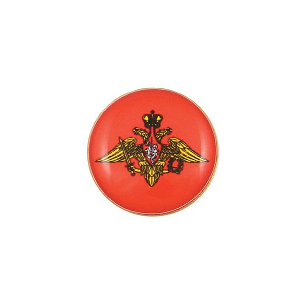 Значок мет. Орел РА (мал., круглый, смола, на пимсе)