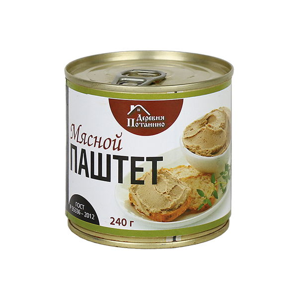 Консервы мясные Паштет мясной (240 г) до 07.2025 и ранее