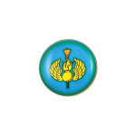 Значок мет. Командование ВДВ (мал., круглый, смола, на пимсе)